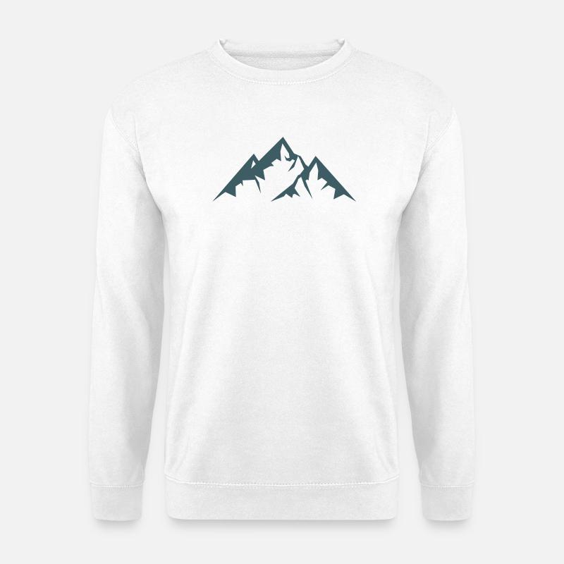 mountains berge - Unisex Pullover - Weiß