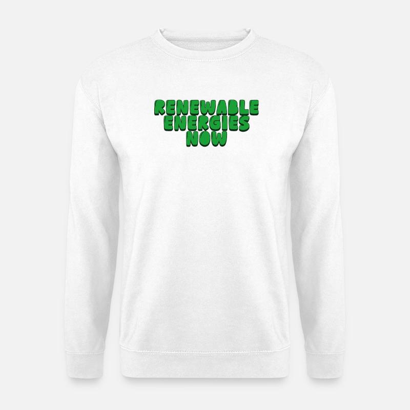Erneuerbare Energien heute - Unisex Pullover - Weiß