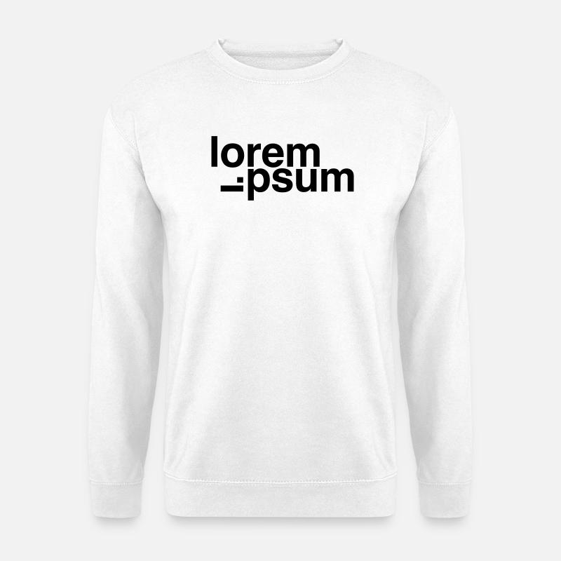 Loremipsum - Unisex Pullover - Weiß