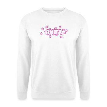 Anita als Name - Unisex Pullover - Weiß - Vorne