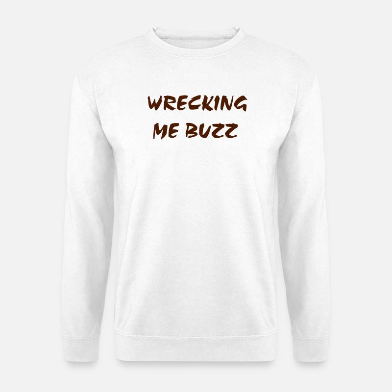 Ich zerstöre mich, Buzz - Unisex Pullover - Weiß