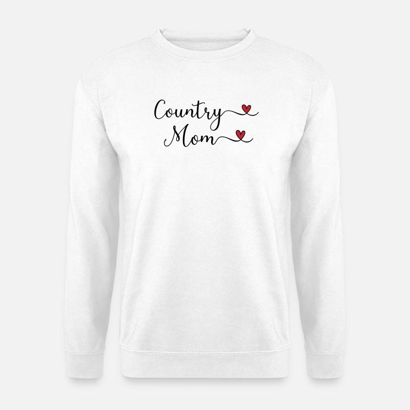 Maman de campagne - Sweat-shirt Unisexe - blanc