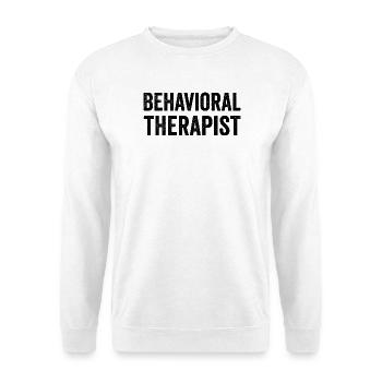Behavioural therapist, school behaviour technician - Unisex Sweatshirt - white - Front