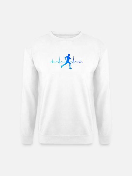 Geschenkidee für einen Running mit Running - Unisex Pullover - Weiß