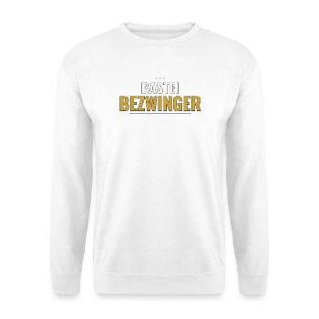 Bastei Bezwinger – Sächsische Schweiz Tour Shirt - Unisex Pullover - Weiß - Vorne - Alina (178cm) & Michal (187cm)
