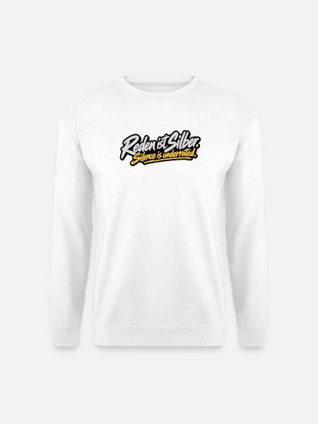 Reden ist Silber – Silence is underrated - Unisex Pullover - Weiß