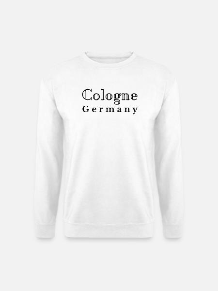 Cologne Germany Schriftzug Geschenkidee Köln - Unisex Pullover - Weiß