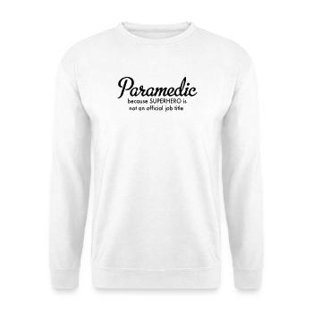 ambulance man - Unisex Sweatshirt - white - Front