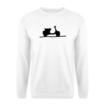 Roller - Unisex Pullover - Weiß - Vorne