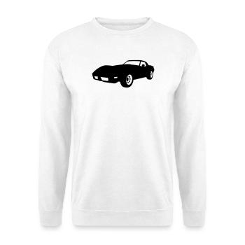 US Classic Car - Unisex Pullover - Weiß - Vorne