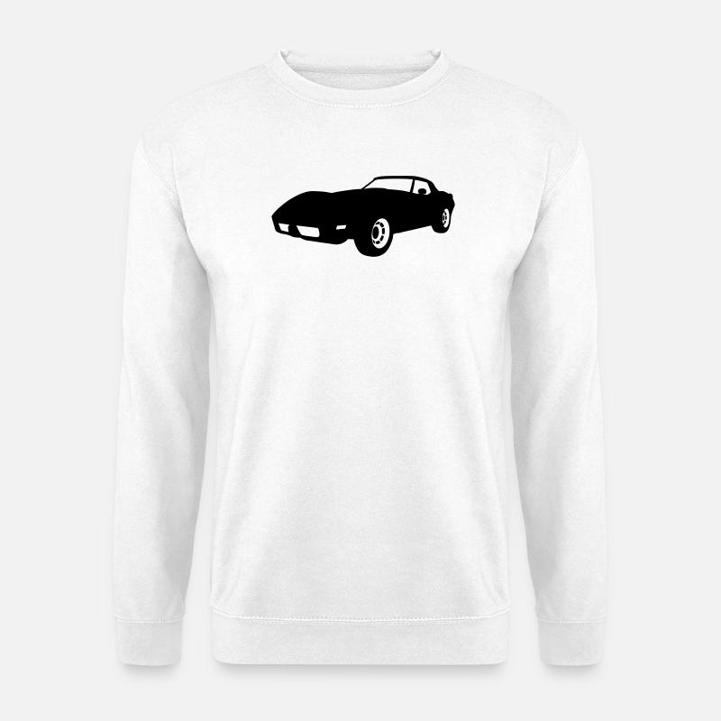 US Classic Car - Unisex Pullover - Weiß