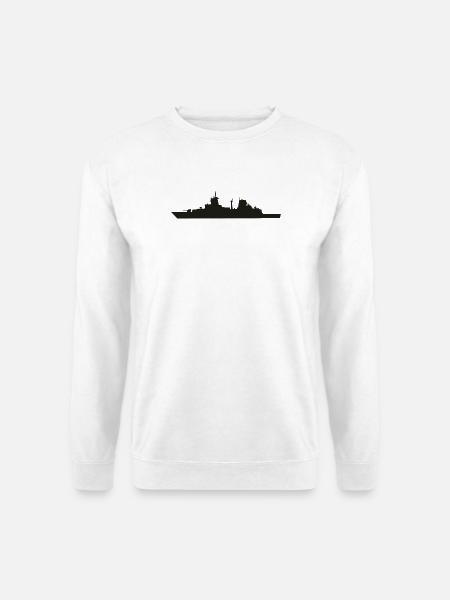 Fregatte F125 (black) Baden-Württemberg Klasse - Unisex Pullover - Weiß