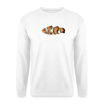 clownfish clown fish fish icon colors graphic - Unisex Sweatshirt - white - Front