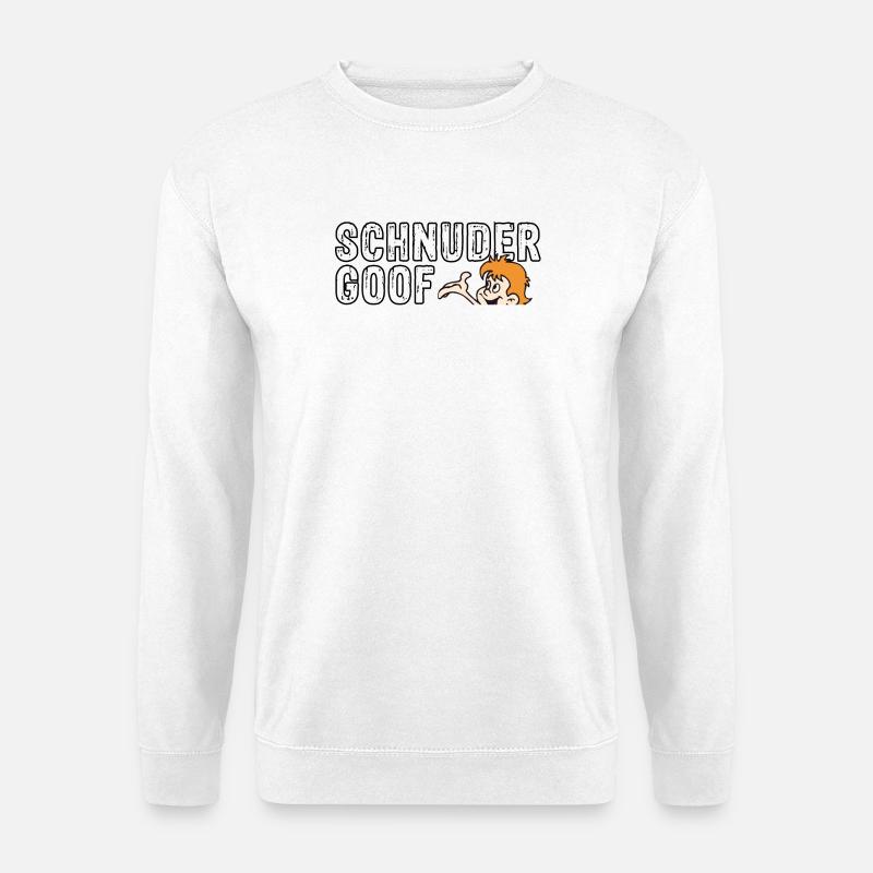 Schnudergoof Lausbub - Unisex Pullover - Weiß