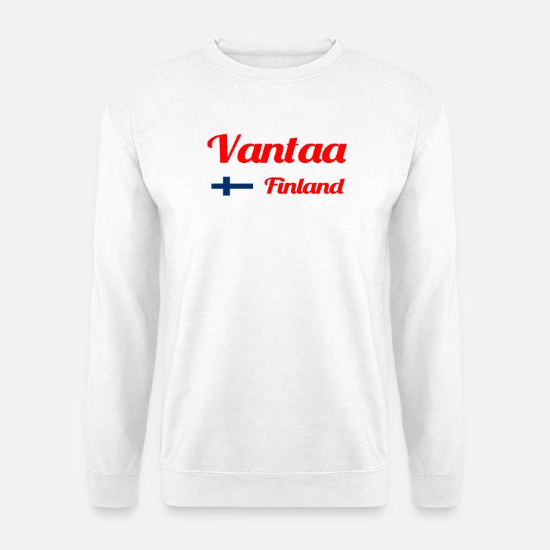 Vantaa Finnland Drucken - Unisex Pullover - Weiß