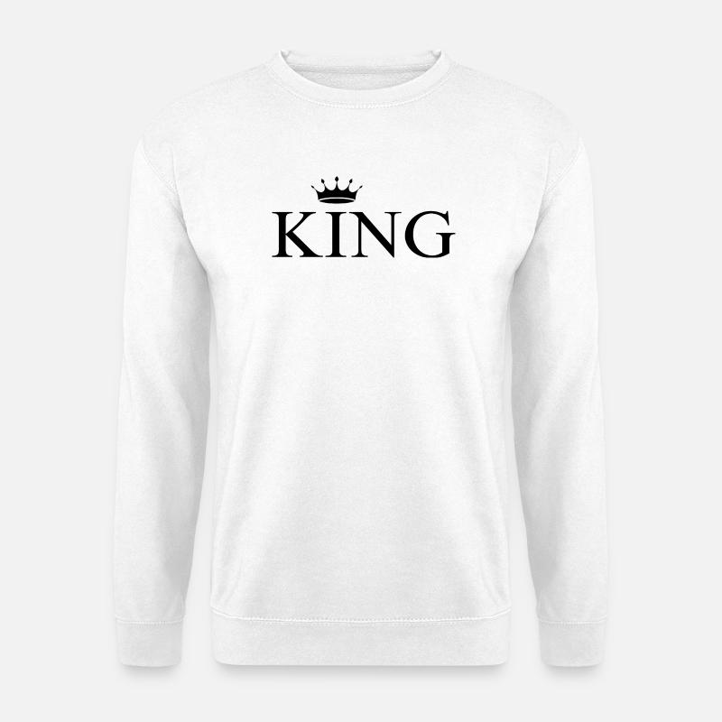 KING - Unisex Pullover - Weiß