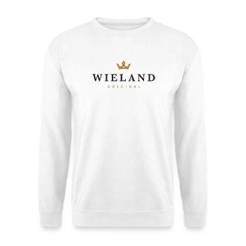 Logo original de la famille Wieland - Sweat-shirt Unisexe - blanc - Devant
