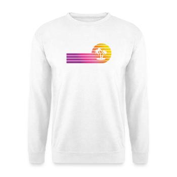 Vacances d'Été Parents Enfant Maman Soleil & Plage - Sweat-shirt Unisexe - blanc - Devant