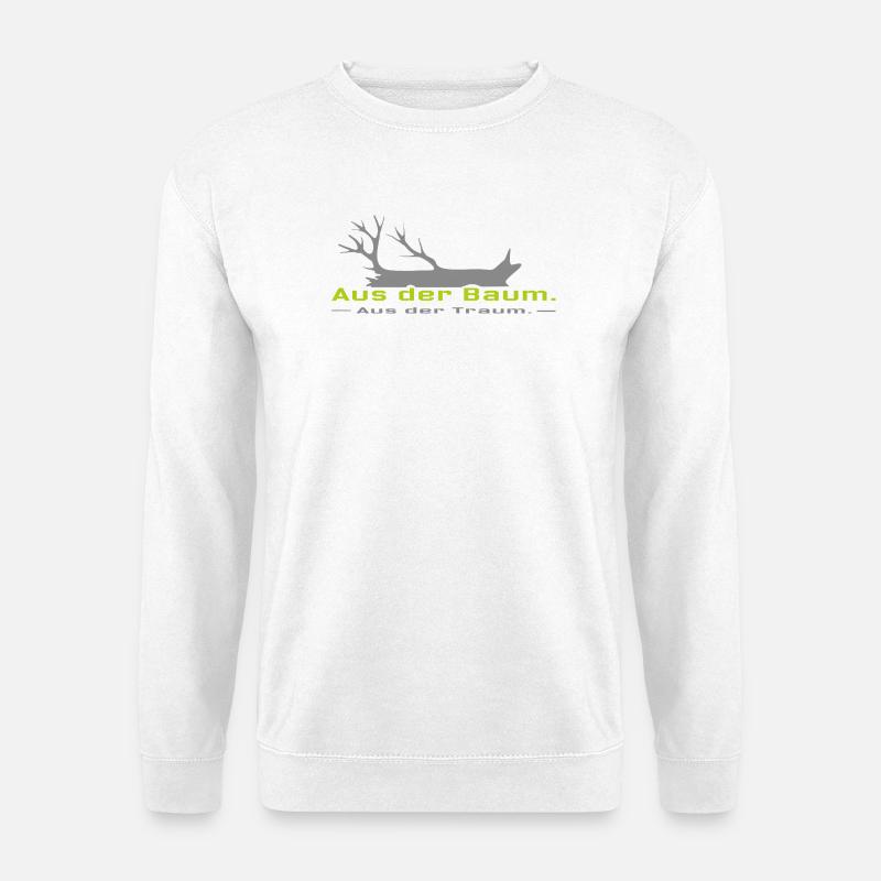 aus_der_Baum - Unisex Pullover - Weiß