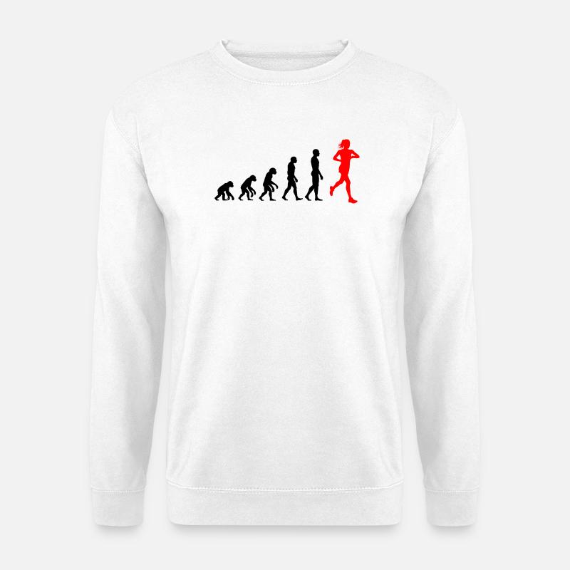EVOLUTION RUNNERIN POWER! JOGGER RUNNER FIT - Unisex Sweatshirt - white