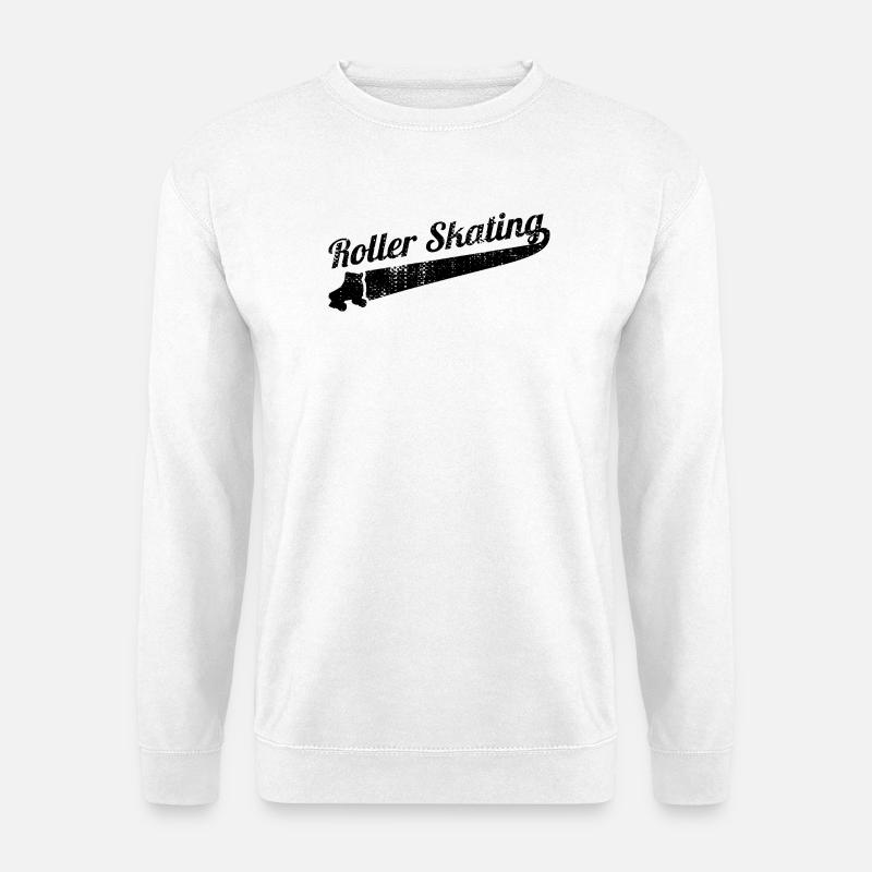 Rollschuhlaufen - Unisex Pullover - Weiß