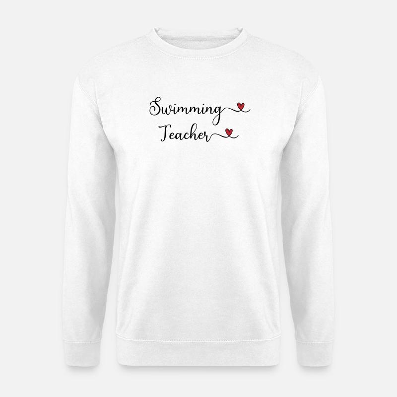 Swimming instructor - Unisex Sweatshirt - white