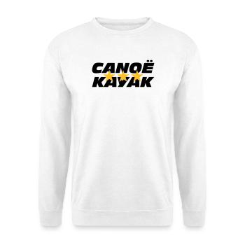 Canoë Kayak - Sweat-shirt Unisexe - blanc - Devant