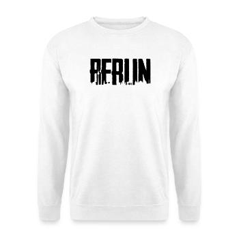 Berlin T-shirt - Sweat-shirt Unisexe - blanc - Devant