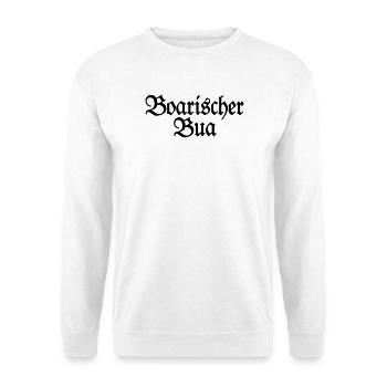 Boarischer Bua - Ein Junge aus Bayern - Unisex Pullover - Weiß - Vorne
