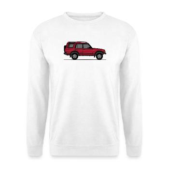 Entdeckung 2 rot - Unisex Pullover - Weiß - Vorne