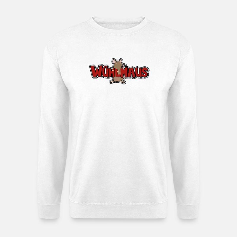 Wühlmaus - Unisex Pullover - Weiß
