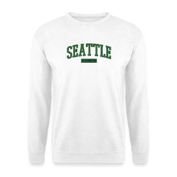 Seattle Washington USA - Unisex Sweatshirt - white - Front