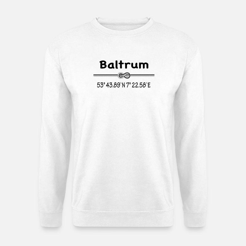 Baltrum - Unisex Pullover - Weiß