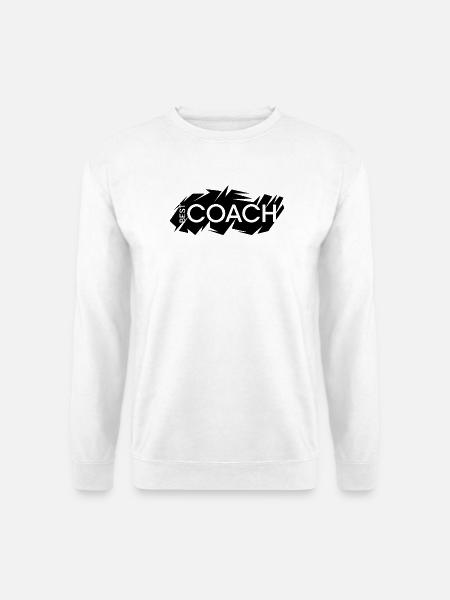 best coach logo trainer symbol mannschaft verein - Unisex Pullover - Weiß