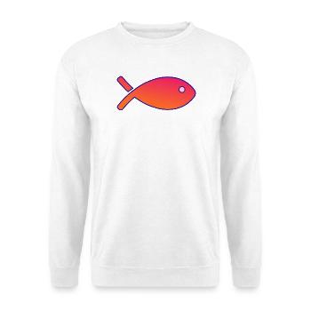 FISCH. SARDINE. FISCH. APRILSCHERZ. MEER - Unisex Pullover - Weiß - Vorne