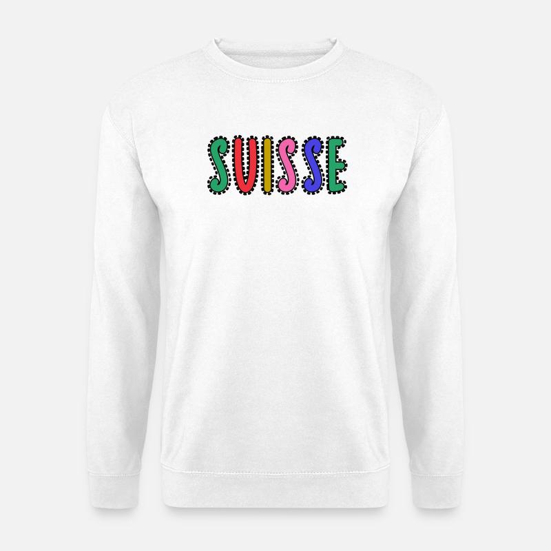 SCHWEIZ - Unisex Pullover - Weiß