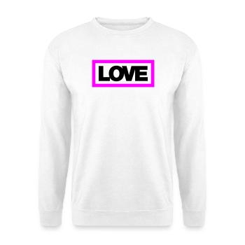 Typo LOVE Contour 2C - Sweat-shirt Unisexe - blanc - Devant