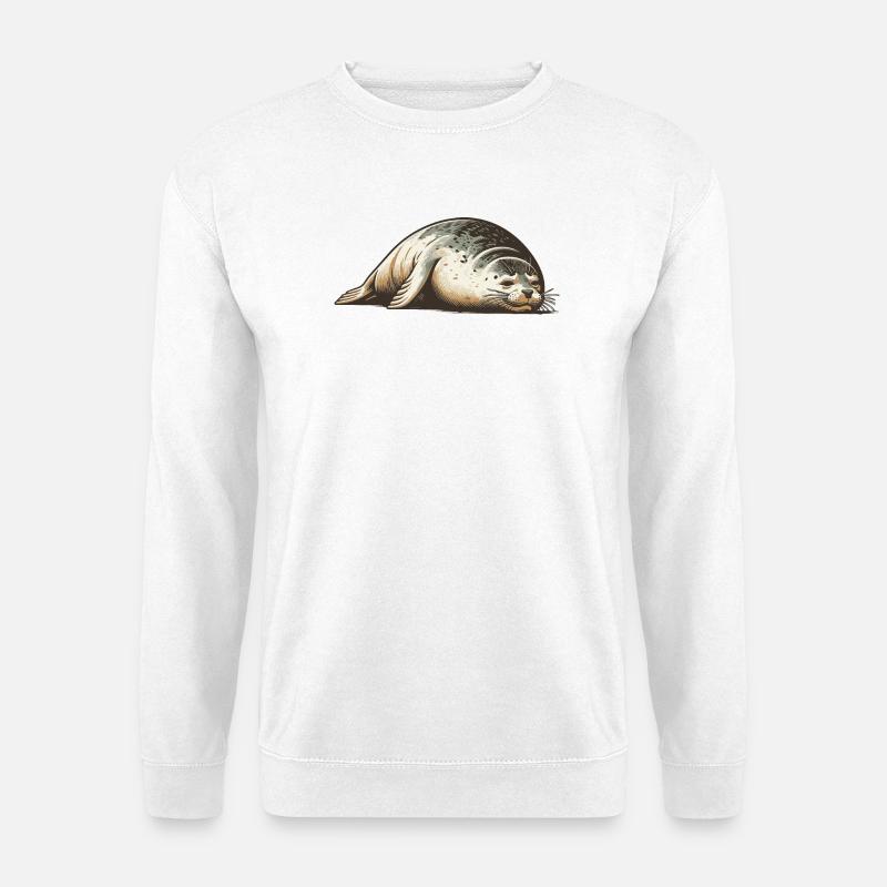Phoque - Sweat-shirt Unisexe - blanc