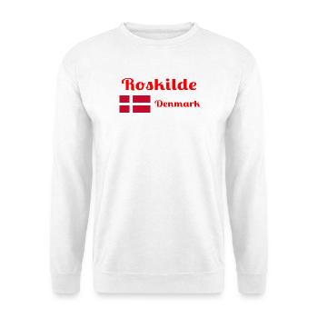 Roskilde Denmark - Stylish prints - Unisex Sweatshirt - white - Front