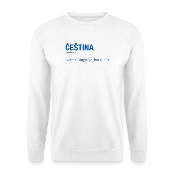 CESTINA Tschechisch Tschechien - Unisex Pullover - Weiß - Vorne