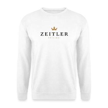 Logo de la famille Zeitler Original - Sweat-shirt Unisexe - blanc - Devant