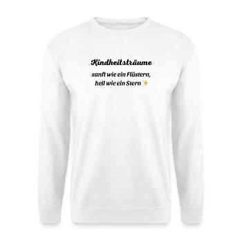 Kindheitstraeume1 - Unisex Pullover - Weiß - Vorne