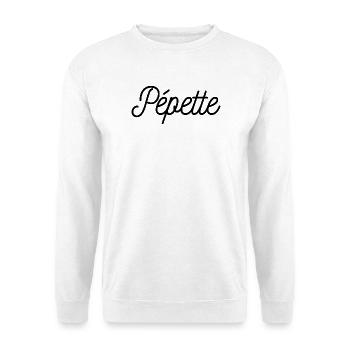 Pepette Spitzname Kleiner Name Humor Geschenkidee - Unisex Pullover - Weiß - Vorne