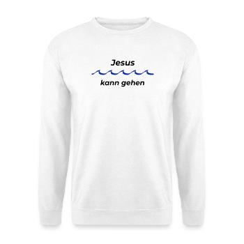 Jesus kann gehen - Unisex Pullover - Weiß - Vorne