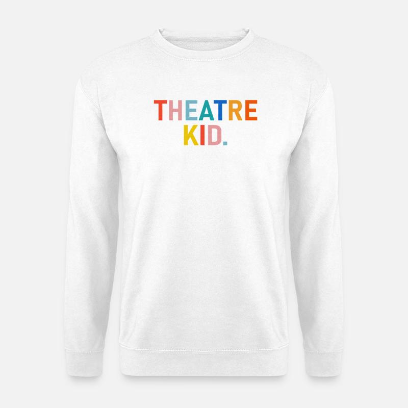 Theater Kid Regenbogen - Unisex Pullover - Weiß