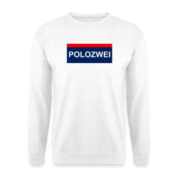 PoloZwei auto wagen Oldtimer oida - Unisex Pullover - Weiß - Vorne