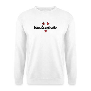 RUHESTAND. RUHESTAND. PENSIONIERT. RUHESTAND - Unisex Pullover - Weiß - Vorne