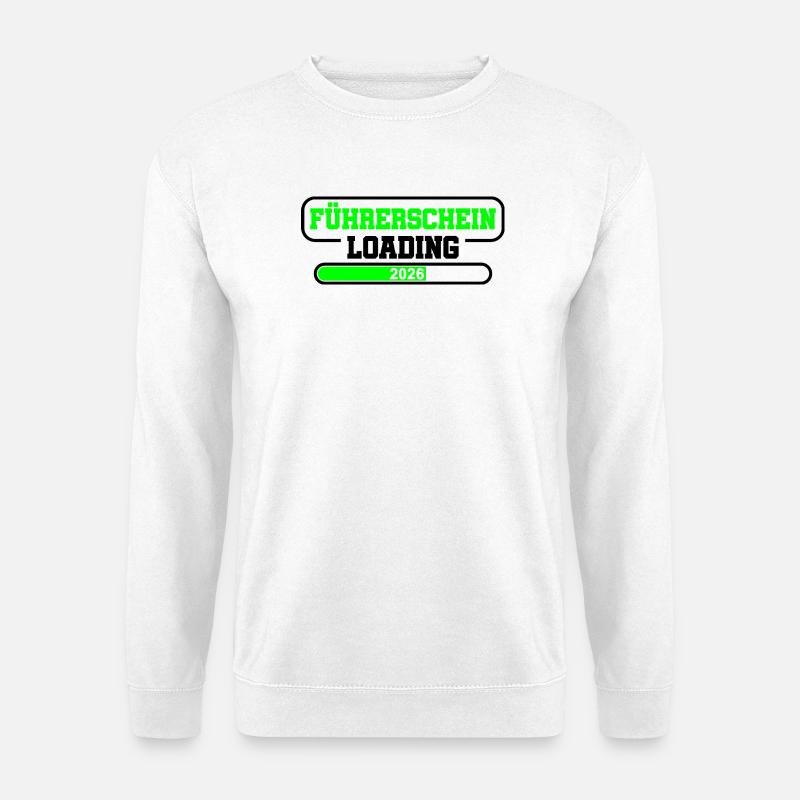 Führerschein 2026 Fahrprüfung Führerscheinprüfung - Unisex Pullover - Weiß