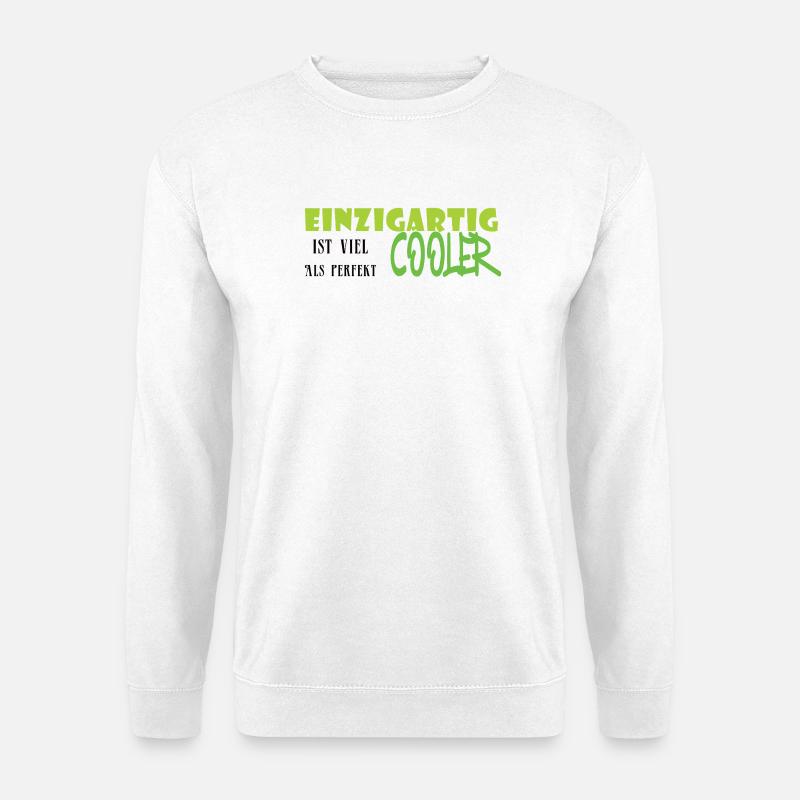Uniquely cool graffiti - Unisex Sweatshirt - white