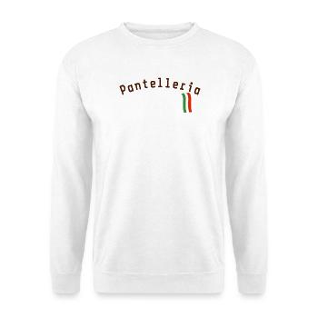 Pantelleria text italy - Unisex Sweatshirt - white - Front